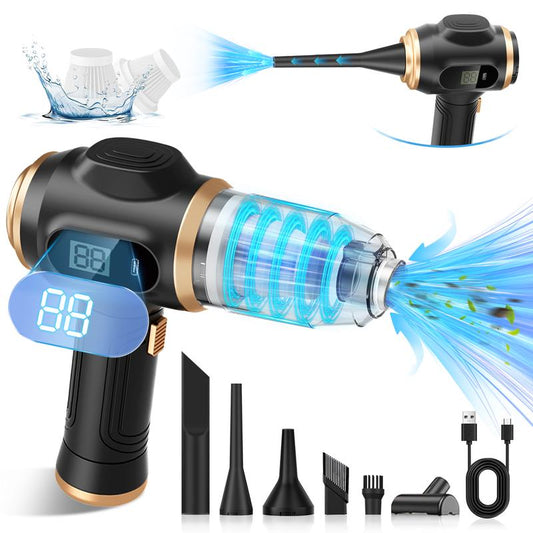 Belibuy Portable Cordless Handheld Vacuum Cleaner, 19000Pa Powerful Vacuum Cleaner, 6-In-1 Portable Vacuum Cleaner with Smart Display Screen, Suitable for Cars, Homes, Offices, and Pets. #Fathersdaygift
